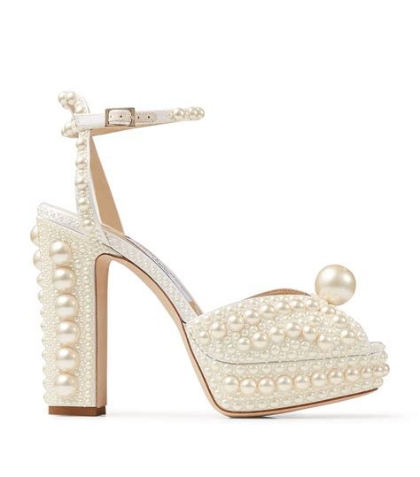 jimmy choo pearl shoes dupe|jimmy choo white pearl heels.